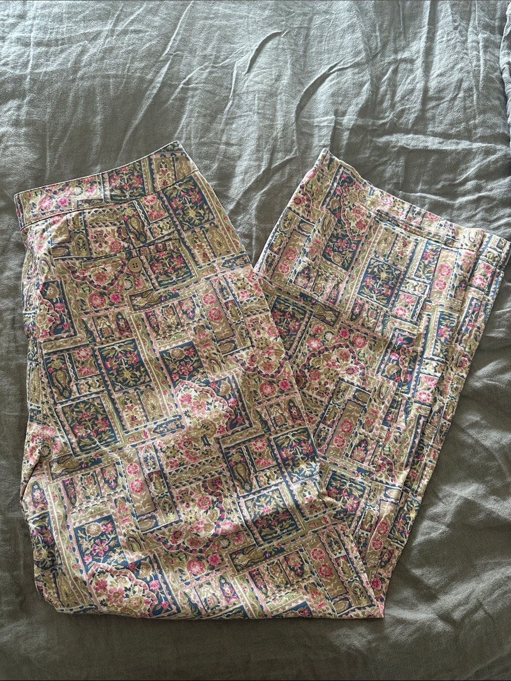 Vintage Talbots Floral Trousers